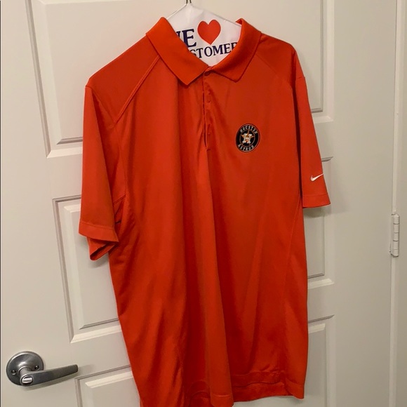 nike astros polo
